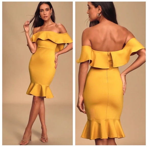 OFF SHOULDER DRESS - Picture 6 of 10